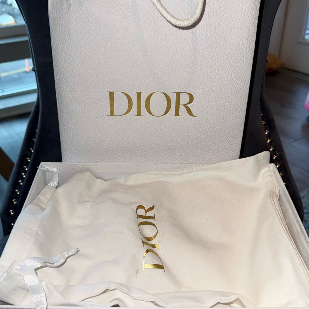 Dior J'Adior Black Slingback Heels Size 37 - Picture 7 of 8